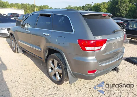 2013 Jeep Grand Cherokee Overland z USA, uszkodzony, nr VIN 1C4RJECG4DC588189